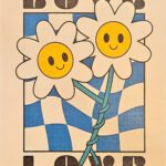Love flowers poster