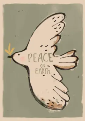 Peace Bird Poster 50X70CM